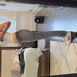 Gray jeans